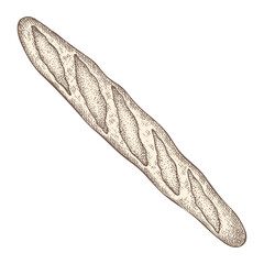 Bakery products. Vector hand drawn illustration. Vintage elements for labels, flayers and packaging design.