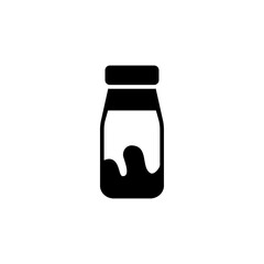 milk bottle icon vector design trendy