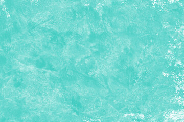 Aqua ink and watercolor texture on white paper background. Paint leaks and decalcomania effects. Hand-painted gouache abstract image. Mess on the canvas.
