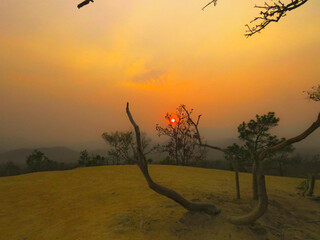 Atardecer en el cañon