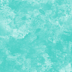 Aqua ink and watercolor texture on white paper background. Paint leaks and decalcomania effects. Hand-painted gouache abstract image. Mess on the canvas.