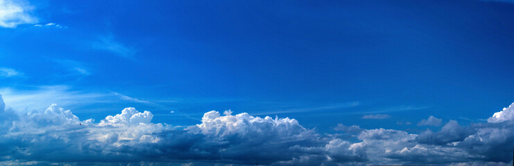 Naklejka na ściany i meble Shapes in the sky, day (panorama) 