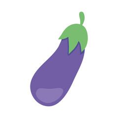 eggplant vegetable icon, colorful design