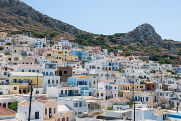 Dorf Menetes, auf der Insel Karpathos, Dodekanes, Griechenland