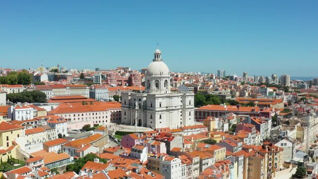 Fly over the incredible Pantheon in Lisbon