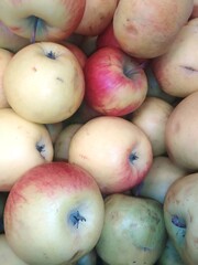 apples on a market