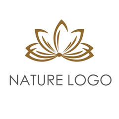 creative luxury cosmetic logo nature