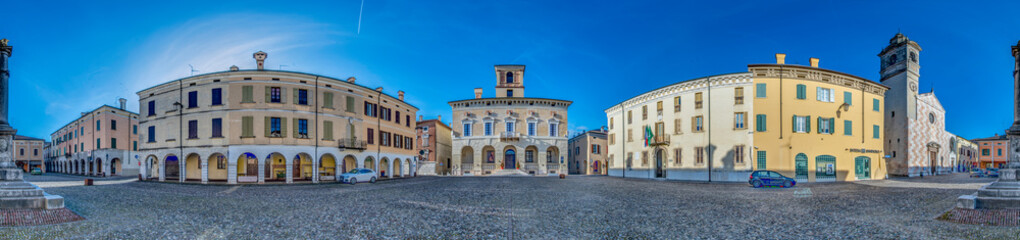 Piazza Ducale, Sabbioneta, Italia