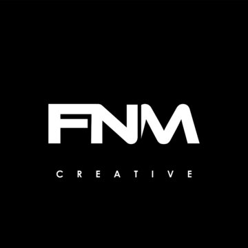 FNM Letter Initial Logo Design Template Vector Illustration