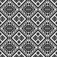 Seamless Vector Tribal Pattern for Textile Design. Stylish Monochrome Modern Art. Psychedelic Mix of Stripes and Triangles. Vector geometric background