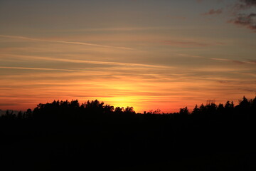 Sonnenuntergang, schön, Himmel
