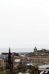 Castillo de Edimburgo o Edinburgh Castle en la ciudad de Edimburgo, en el pais de Escocia