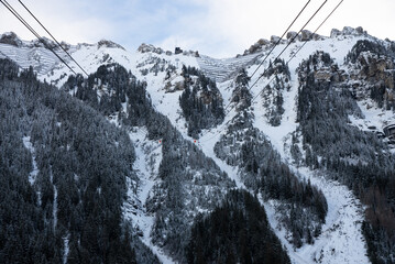 Wengen mountain village in the Bernese Oberland of central Switzerland. Part of the Jungfrauregion.