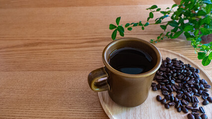 コーヒーと珈琲豆