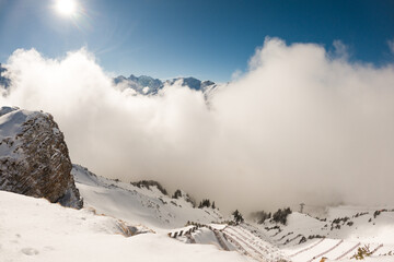 Wengen mountain village in the Bernese Oberland of central Switzerland. Part of the Jungfrauregion