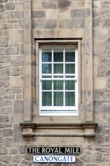 Ventana o Window en la ciudad de Edimburgo o Edimburgh en el pais de Escocia o Scotland