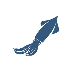 Squid design vector illustration, Creative Squid logo template, icon symbol