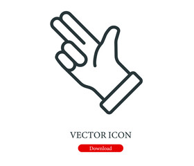 Obraz premium bang bang vector icon. Editable stroke. Linear symbol for use on web and mobile apps, logo, Print media. Line illustration. Vector isolated on white background