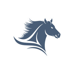 Horse design vector illustration, Creative horse logo template, icon symbol