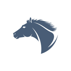 Horse design vector illustration, Creative horse logo template, icon symbol