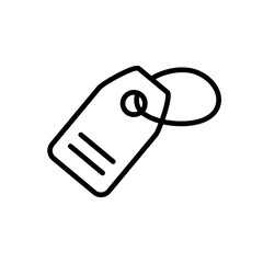 Tag icon, price label symbol
