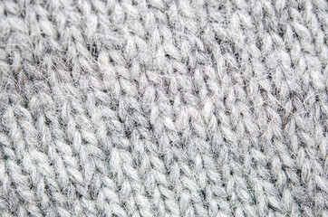 A cozy wool background. Background of large wool viscous