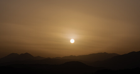 Spectacular photographs of sunsets in Molise