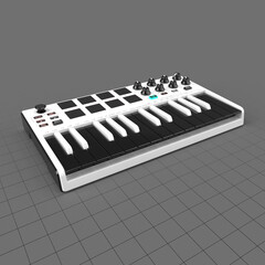 25 key mini keyboard controller