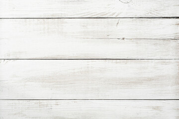 Naklejka premium White wood vintage texture background
