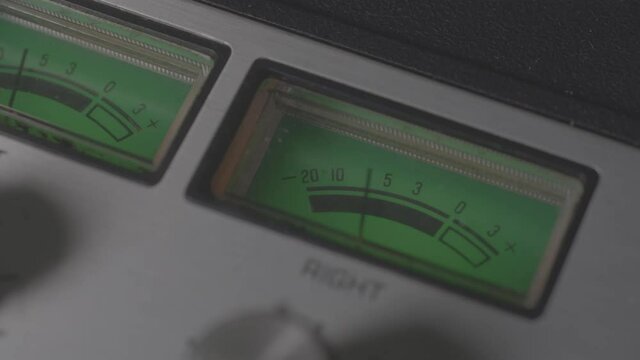 Interview voltmeter talking close up