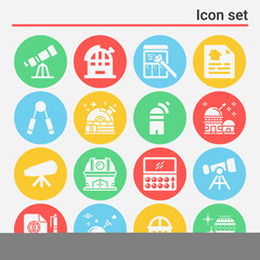 16 pack of squeeze  filled web icons set