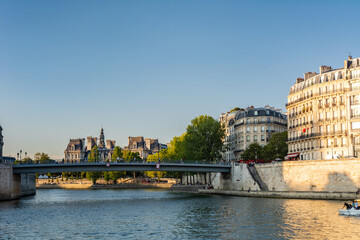 Saint Louis Island in Paris