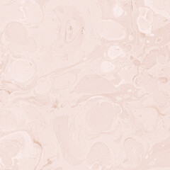 Obraz premium Creamy marble ink texture on watercolor paper background. Marble stone image. Bath bomb effect. Psychedelic biomorphic art.