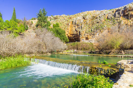 Water stream, Shrine and Cave of Pan, Banias Nature Reserve