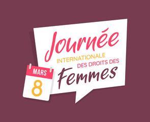 Journée Internationale des droits des Femmes - 8 Mars