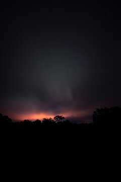 Night and stars in the nice sky