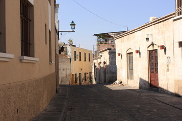street in the town of arequipa