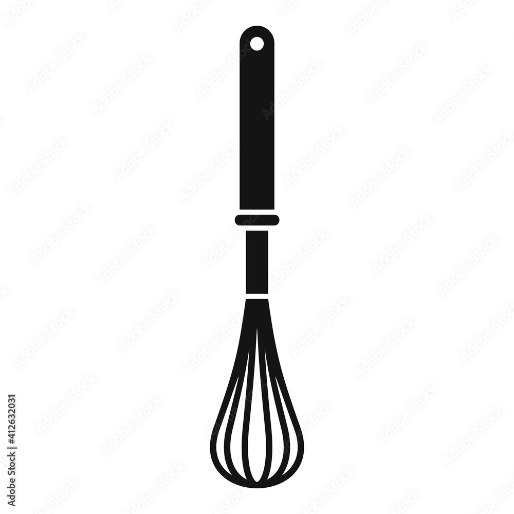 Poster handle mixer icon. simple illustration of handle mixer vector icon for web design isolated on white 