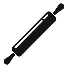 Wood cooker roll icon. Simple illustration of wood cooker roll vector icon for web design isolated on white background