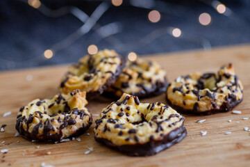 ciastka z kokosem słodkie fit vege