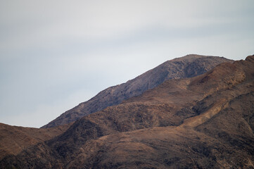 mountains in the morning