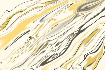 Abstract Retro Background Liquid Grey, Brown and Yellow Hues Textures