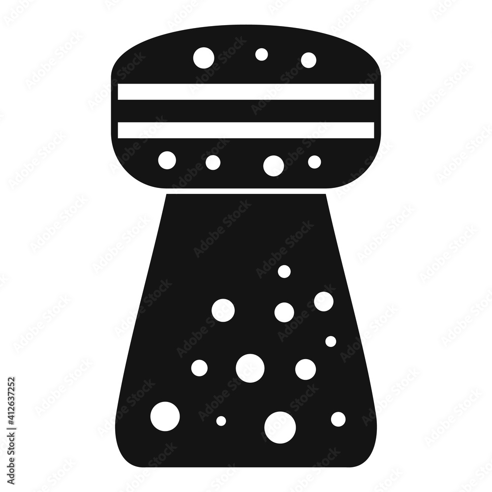 Poster cork icon. simple illustration of cork vector icon for web design isolated on white background