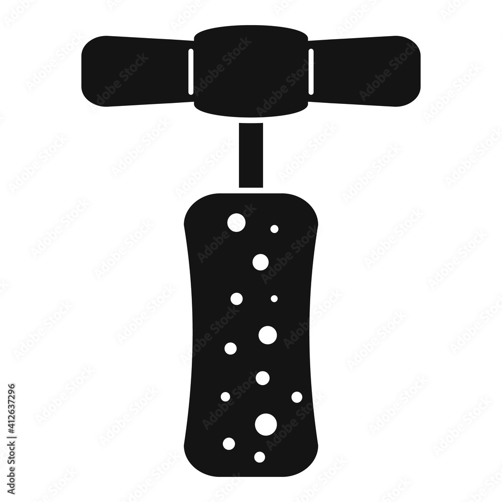 Poster corkscrew icon. simple illustration of corkscrew vector icon for web design isolated on white backgr