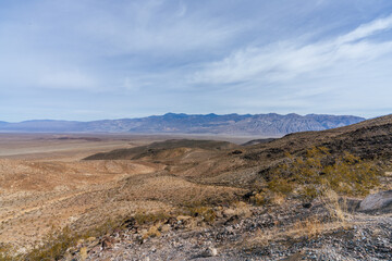 landscape with blue sky