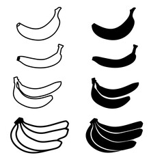 Yellow banana food sweet fruit fun nice