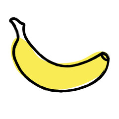 Yellow banana food sweet fruit fun nice