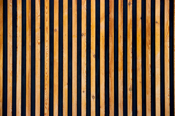 background of vertical wooden slats for wall decoration 