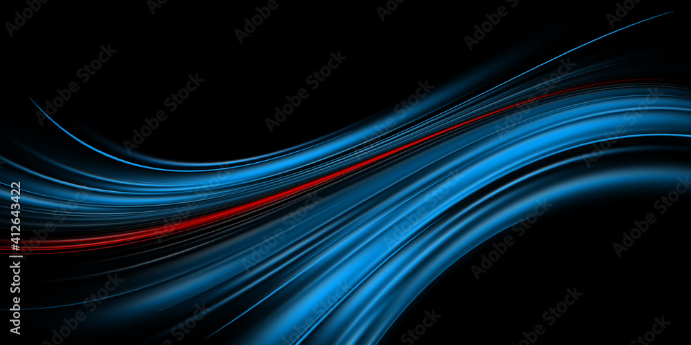 Poster modern colorful flow poster. wave liquid shape color background. art design for your design project