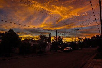 sunset in san jose de la dormida, Córdoba Argentina